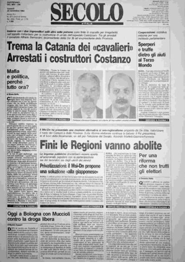 venerdì 20 novembre 1992
