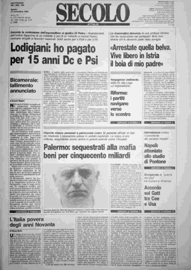 sabato 21 novembre 1992