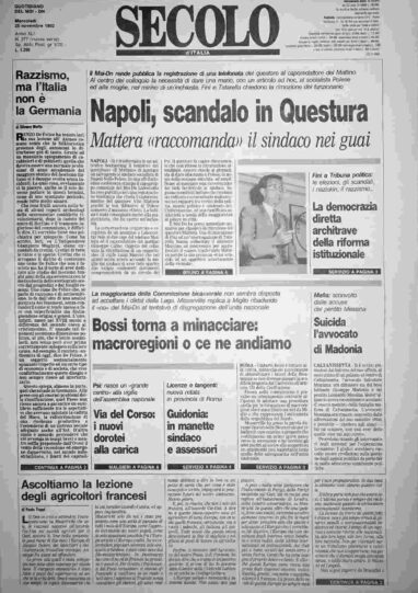 mercoledì 25 novembre 1992