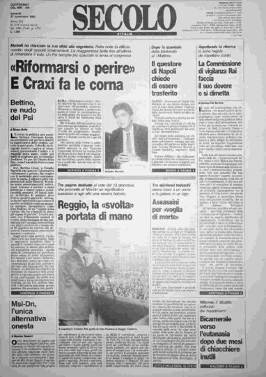 venerdì 27 novembre 1992