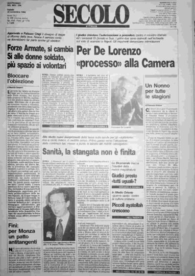 sabato 28 novembre 1992