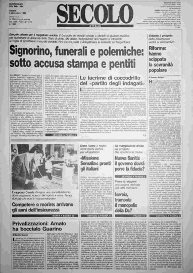 sabato 5 dicembre 1992