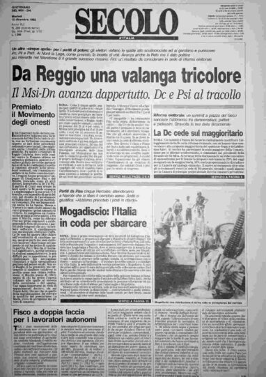 martedì 15 dicembre 1992