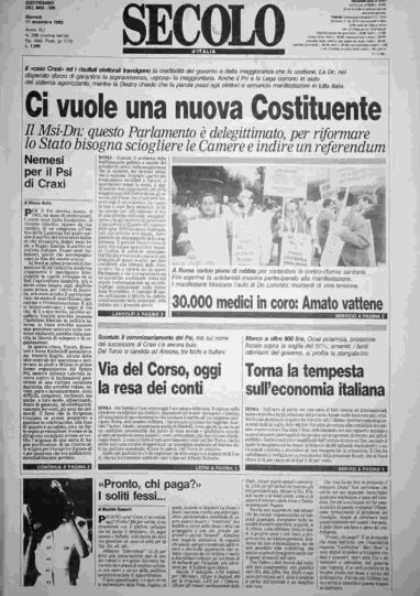 giovedì 17 dicembre 1992