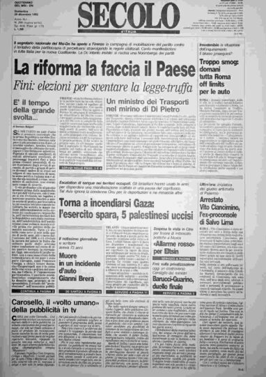 domenica 20 dicembre 1992
