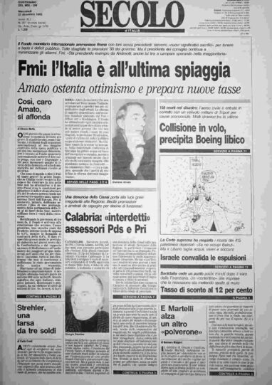 mercoledì 23 dicembre 1992