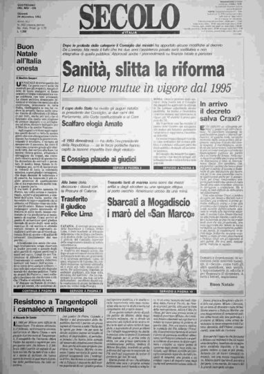 giovedì 24 dicembre 1992