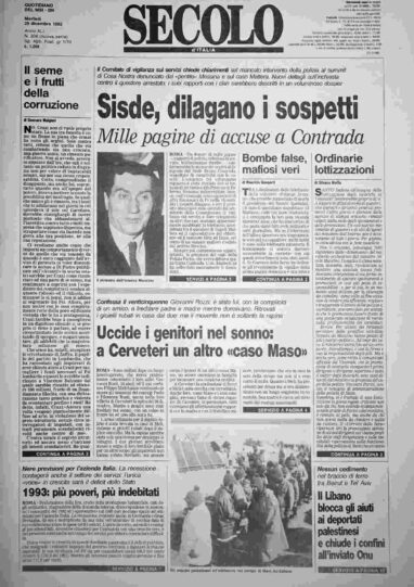 martedì 29 dicembre 1992