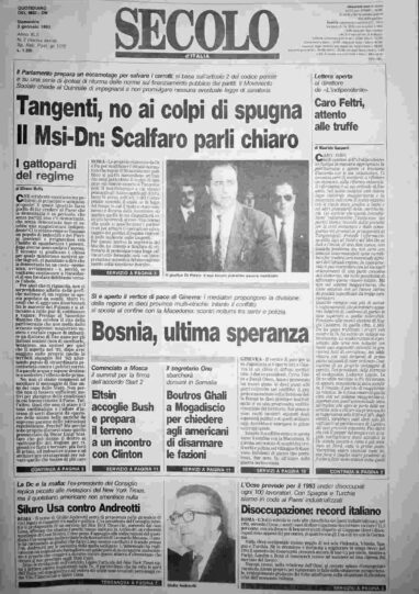 domenica 3 gennaio 1993
