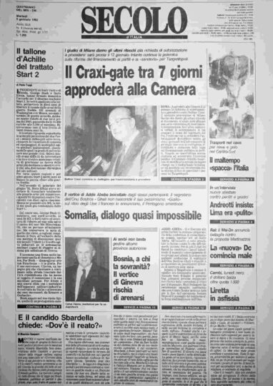 martedì 5 gennaio 1993
