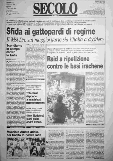 martedì 19 gennaio 1993