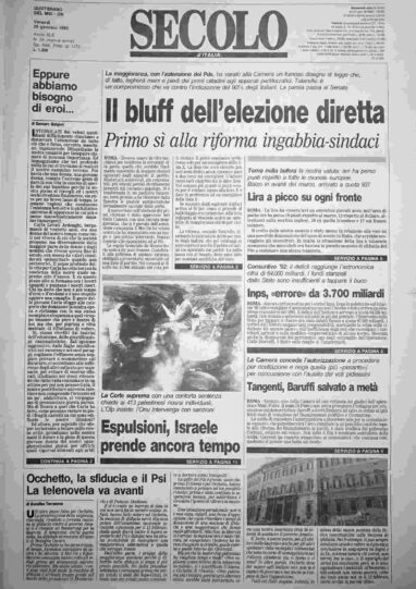 venerdì 29 gennaio 1993