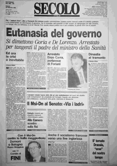 sabato 20 febbraio 1993