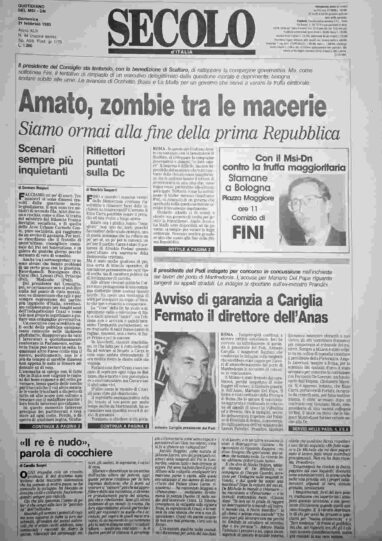 domenica 21 febbraio 1993