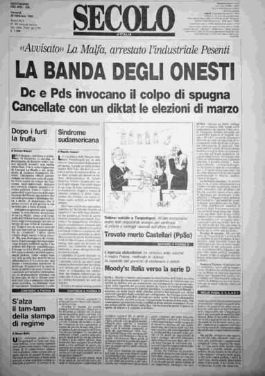 venerdì 26 febbraio 1993