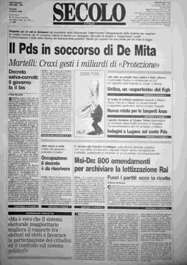 giovedì 4 marzo 1993