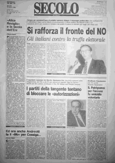 giovedì 18 marzo 1993