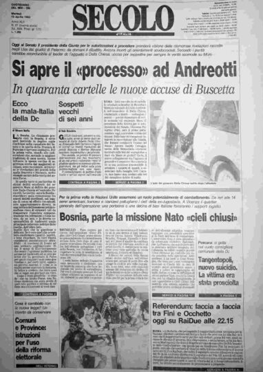 martedì 13 aprile 1993