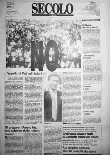 domenica 18 aprile 1993