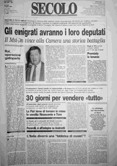 giovedì 1 luglio 1993