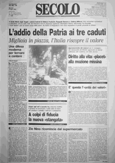 martedì 6 luglio 1993