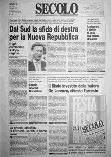 martedì 20 luglio 1993