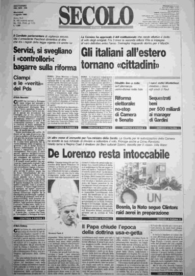 mercoledì 4 agosto 1993