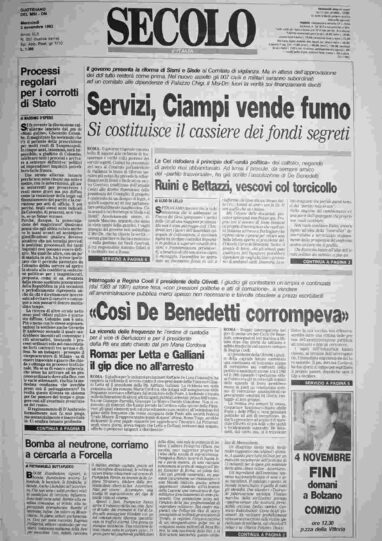 mercoledì 3 novembre 1993