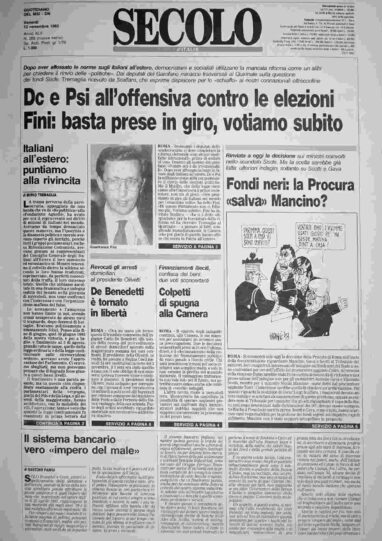 venerdì 12 novembre 1993