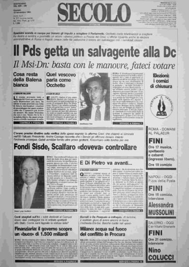 giovedì 18 novembre 1993
