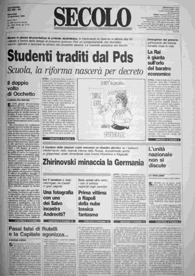 mercoledì 15 dicembre 1993
