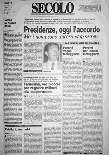 giovedì 14 aprile 1994