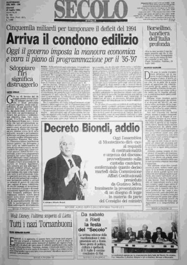 giovedì 21 luglio 1994