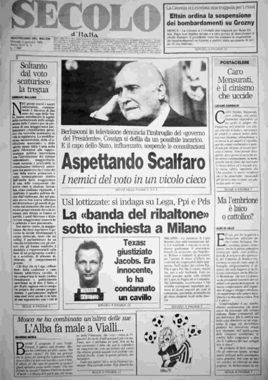giovedì 5 gennaio 1995