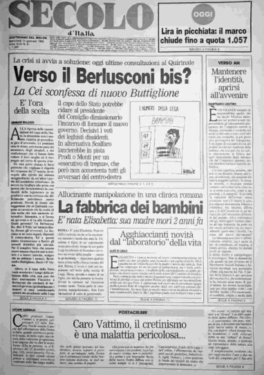 mercoledì 11 gennaio 1995