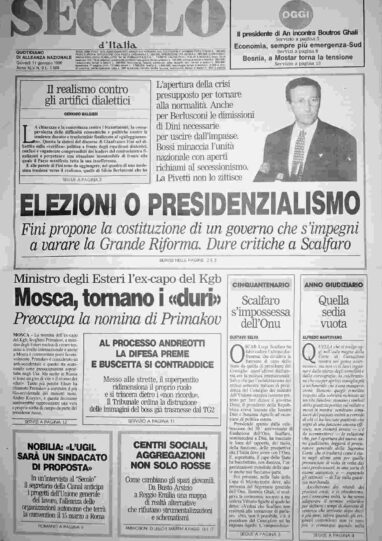 giovedì 11 gennaio 1996