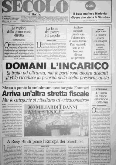 mercoledì 31 gennaio 1996