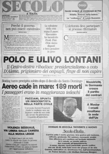 giovedì 8 febbraio 1996