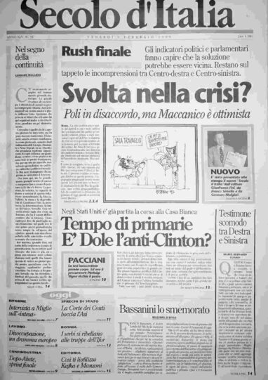 venerdì 9 febbraio 1996