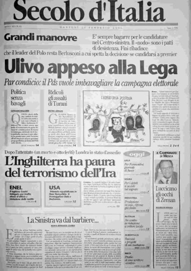 martedì 20 febbraio 1996