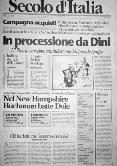 giovedì 22 febbraio 1996