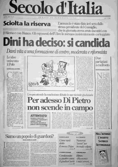 sabato 24 febbraio 1996