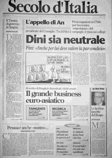 domenica 3 marzo 1996
