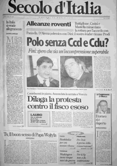martedì 12 marzo 1996