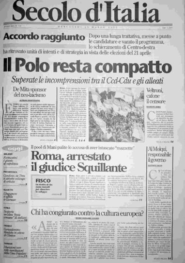 mercoledì 13 marzo 1996