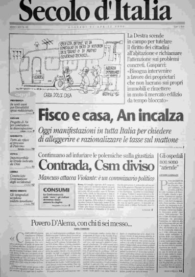 giovedì 11 aprile 1996