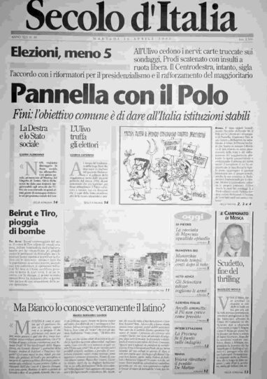 martedì 16 aprile 1996