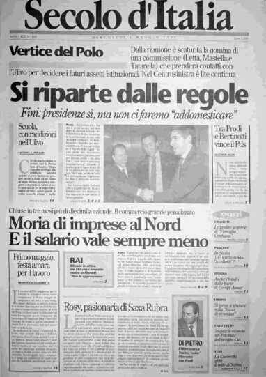 mercoledì 1 maggio 1996