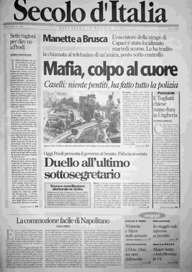 mercoledì 22 maggio 1996