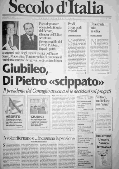 sabato 25 maggio 1996